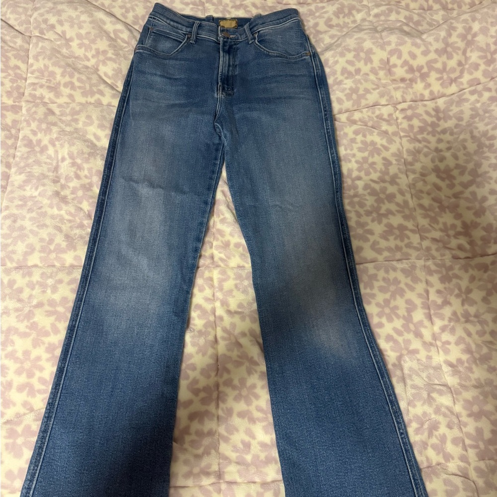 MOTHER High Rise Blue Jeans - Picture 2 of 4